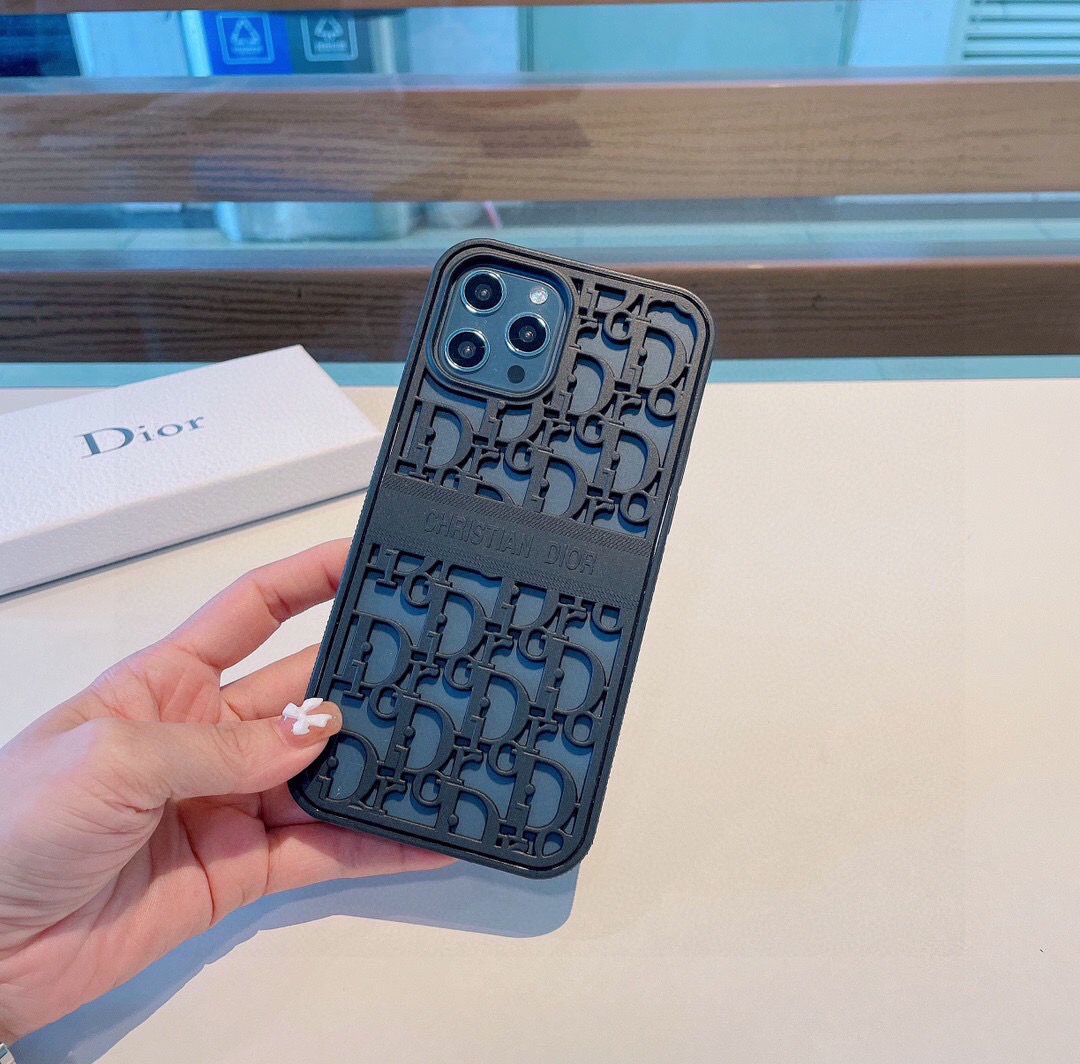 DIOR Hollow Design All-Inclusive Phone Case