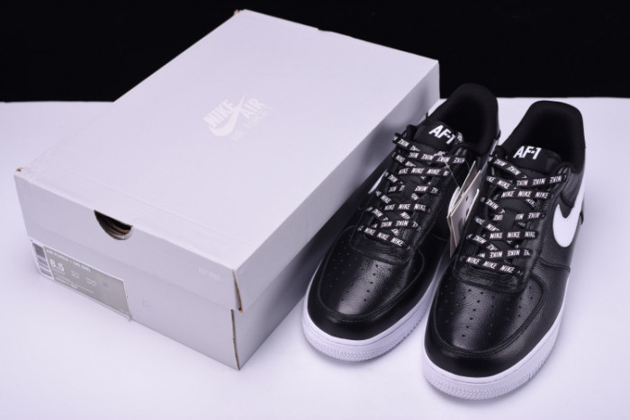 Nike Air Force 1 07 LV8 823511-007 NBA Pack Black/White Shoes 823511-007