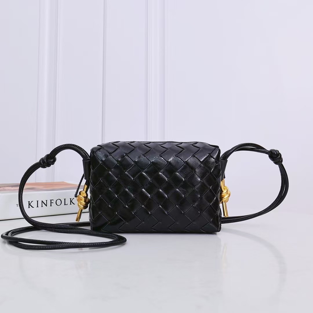 BV Bottega Veneta Mini Loop Metal Knots Bag