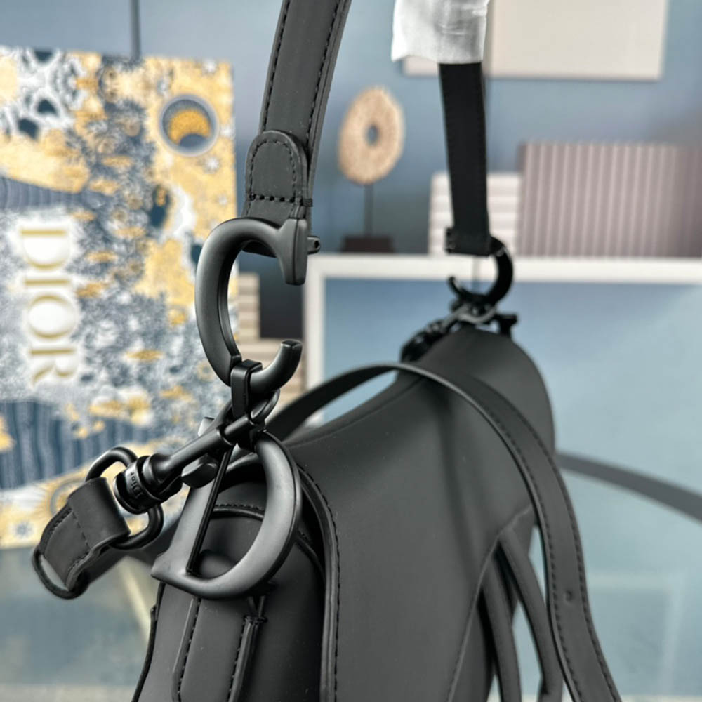 Dior Saddle Bag Matte Leather Shoulder Bag