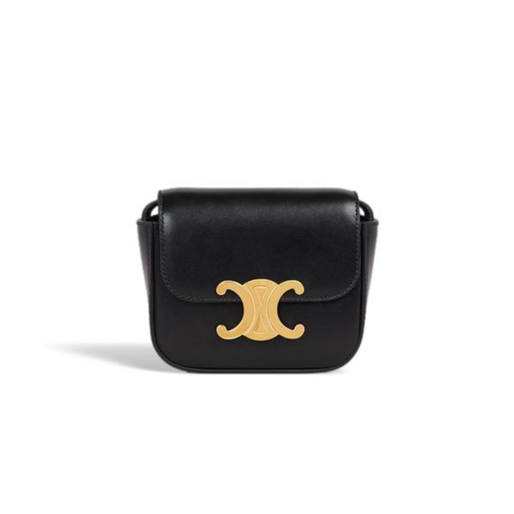 CELINE MINI TRIOMPHE IN SHINY CALFSKIN