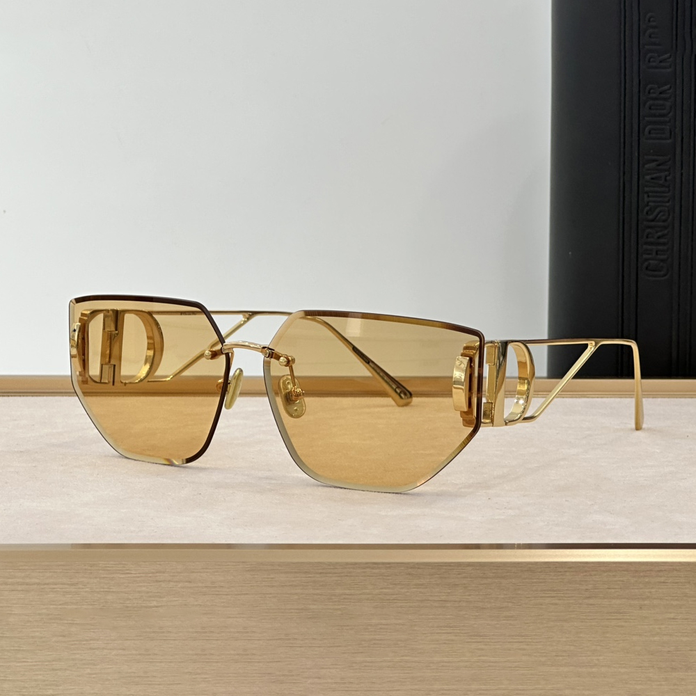 Dior Hollow Design Frame Sunglasses