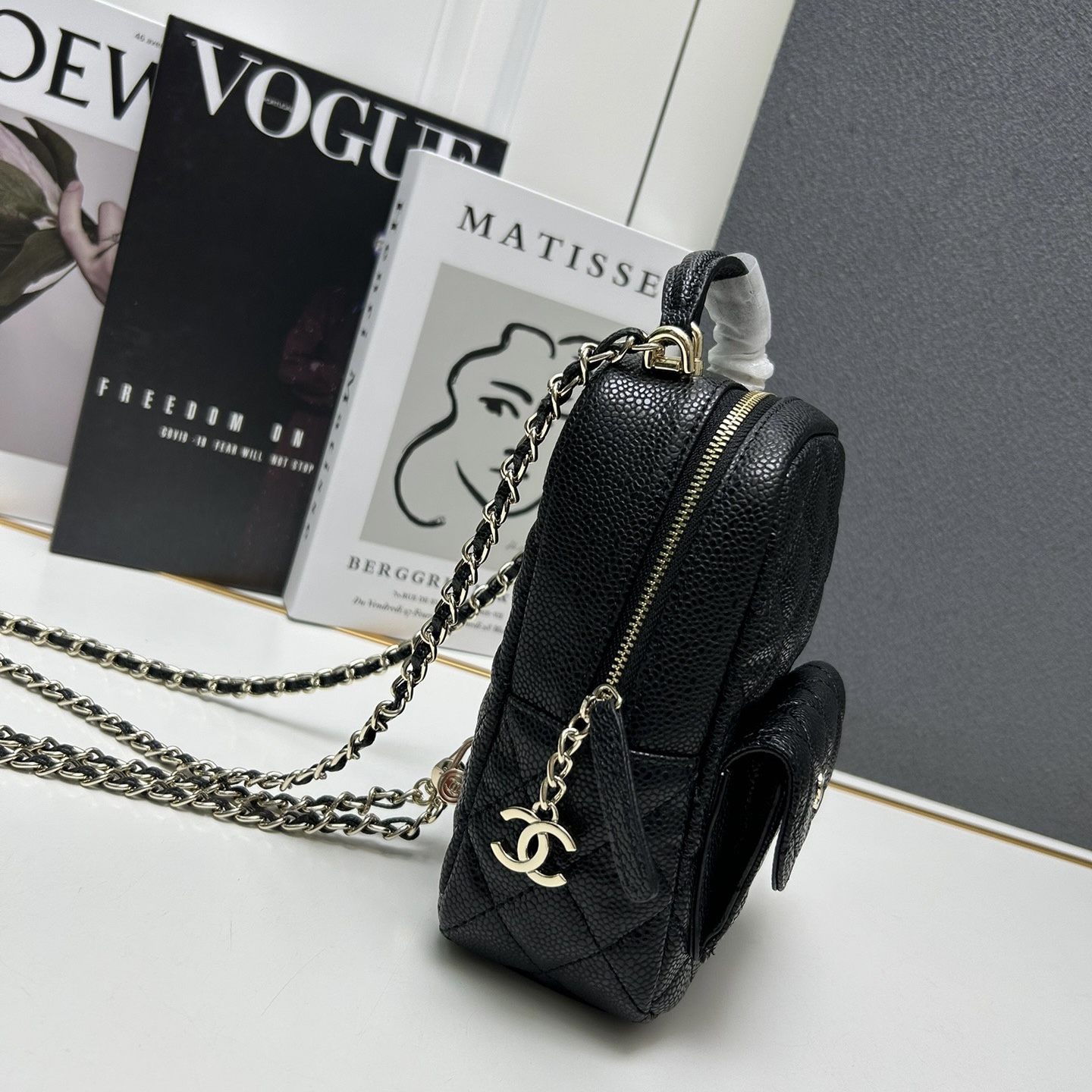 Chanel Grained Cowhide Backpack