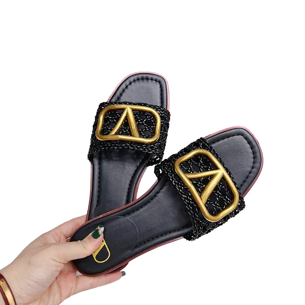 Valentino Comfortable Trend Flip-Flops Slide Sandal