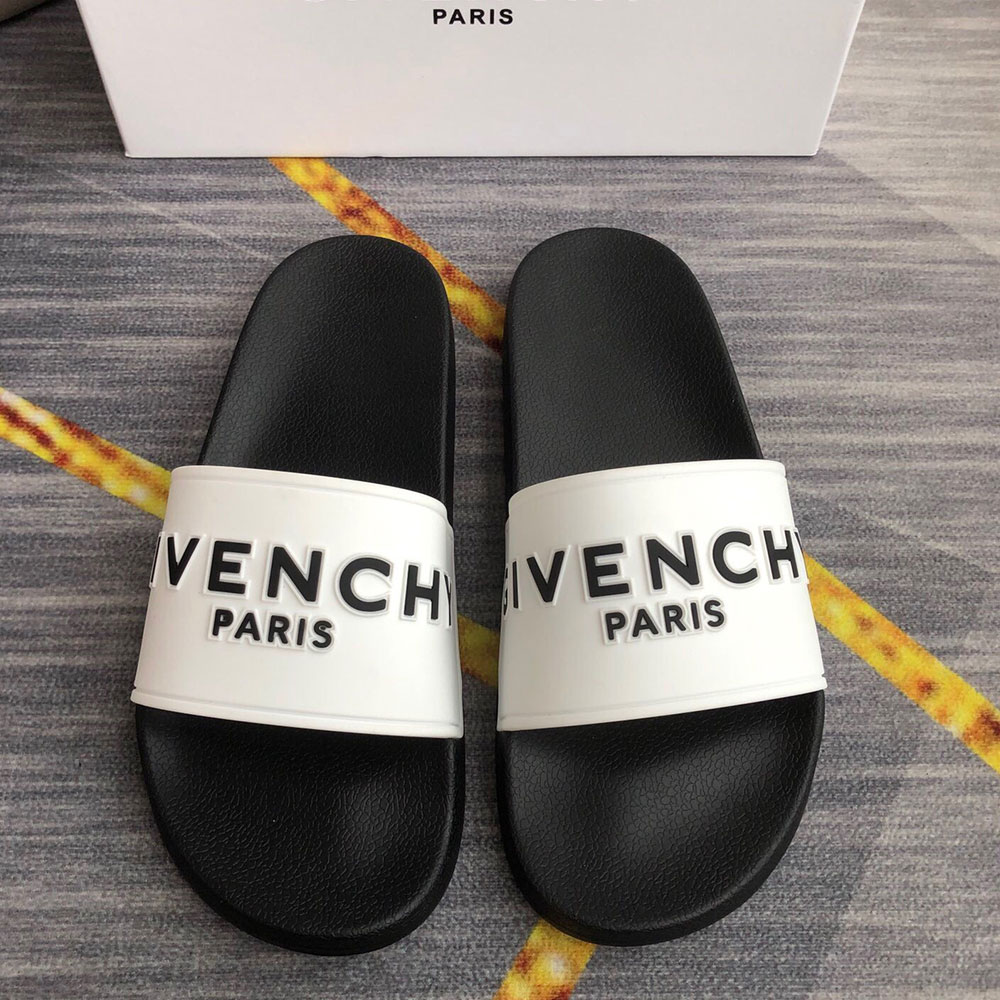 Givenchy Rubber Logo flip-flops Slide Sandal