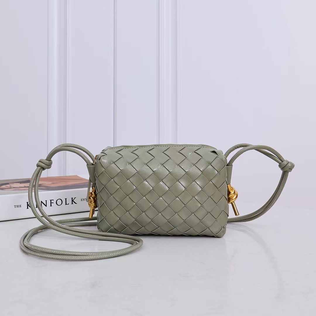 BV Bottega Veneta Mini Loop Metal Knots Bag