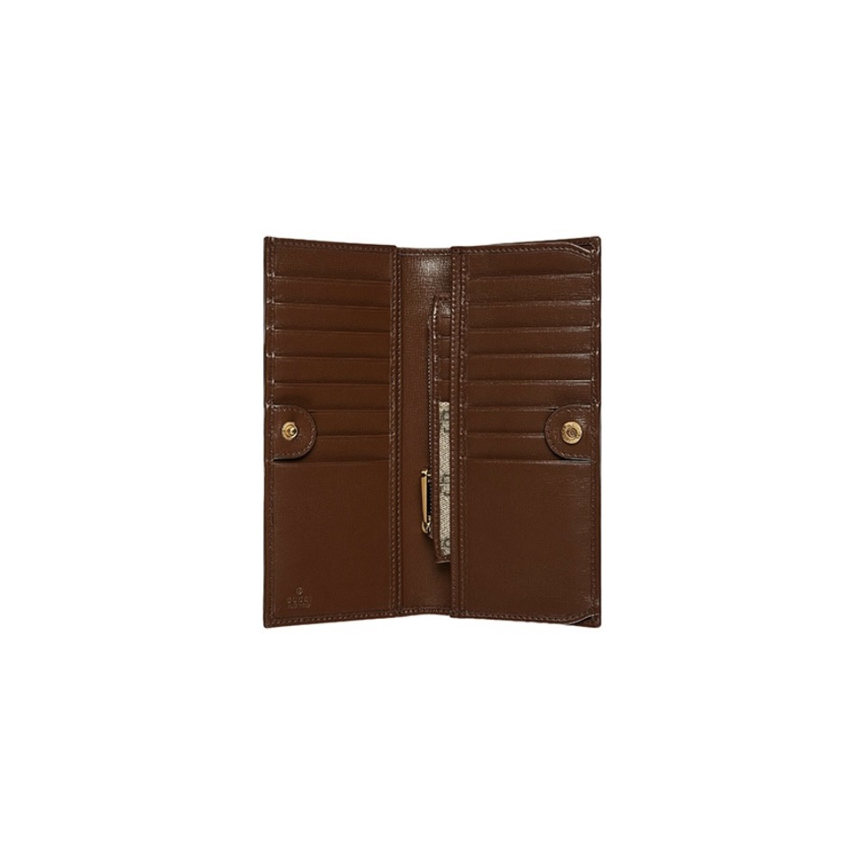 Gucci Unisex GG Long Wallet Interlocking G