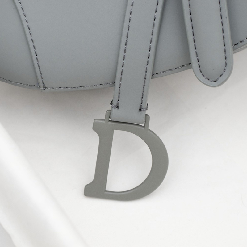 Dior SADDLE Bag Gray Ultramatte Calfskin M0446ILLO_M41G