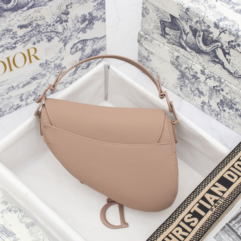 Dior SADDLE Bag Pink Ultramatte Calfskin