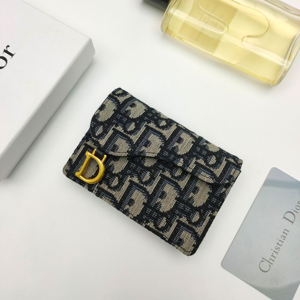 Dior Saddle Card Holder Wallet