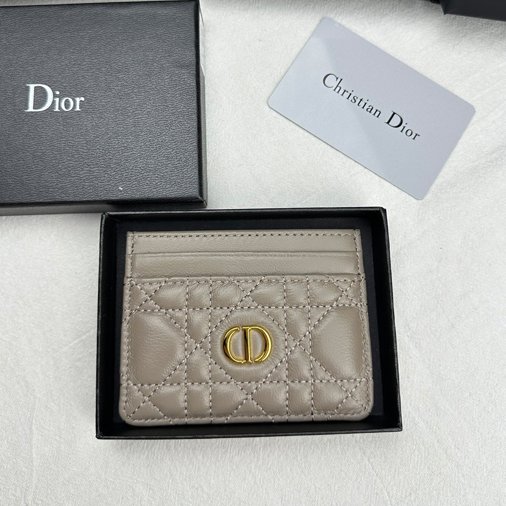 Dior Caro Freesia Card Holder