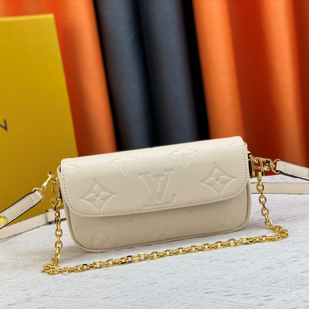 Louis Vuitton LV Leather Baguette Shoulder Handbag M82210&M81911