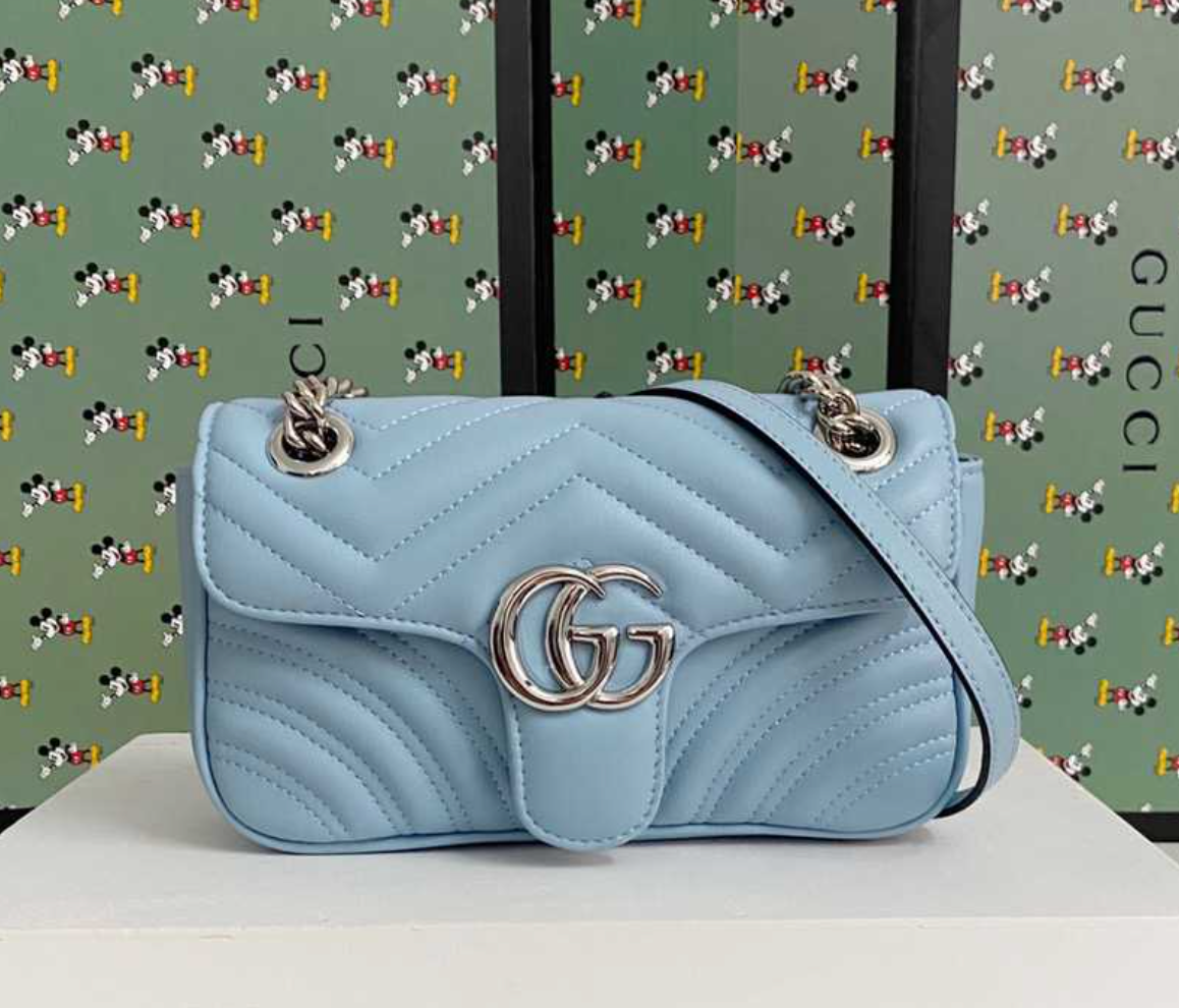 Gucci GG Marmont -Silver buckle