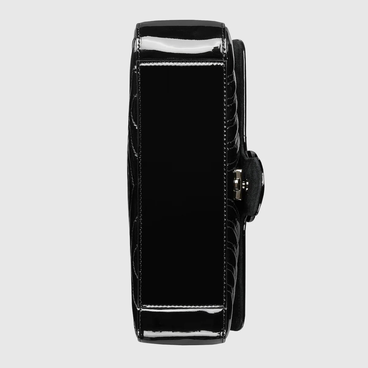 Gucci GG Marmont patent small shoulder bag in patent