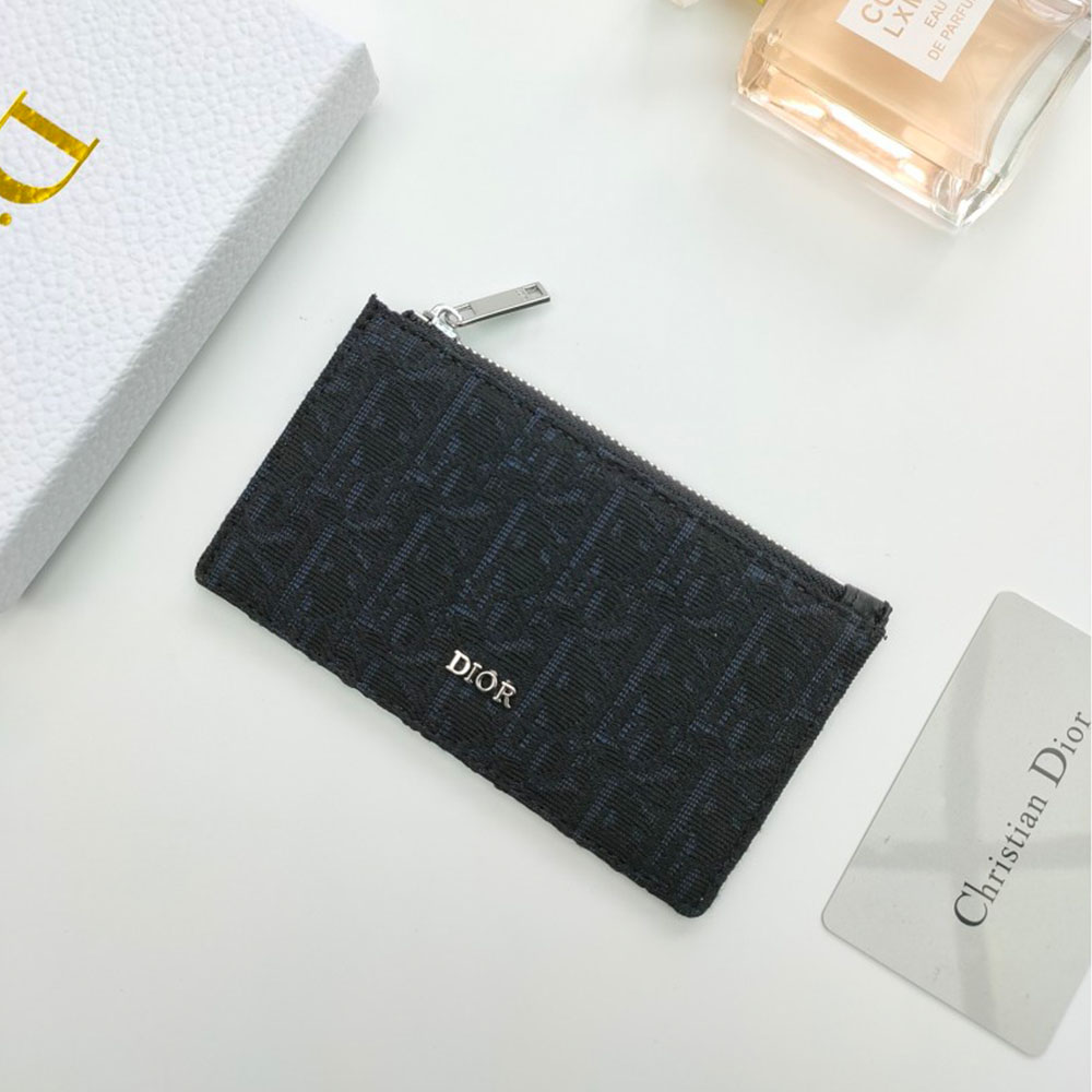 Dior Oblique Card Holder Wallet