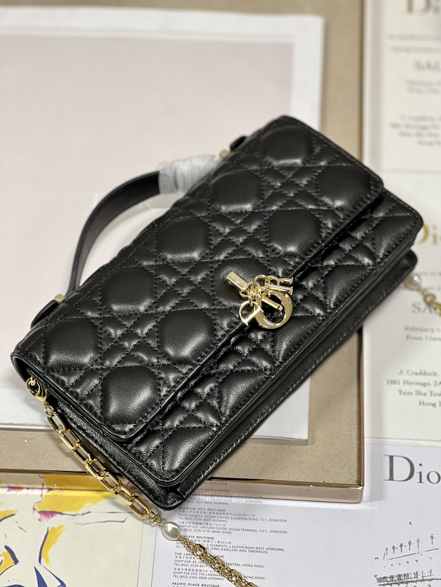 Dior Miss Mini Bag Black Cannage   S0980ONMJ_M900