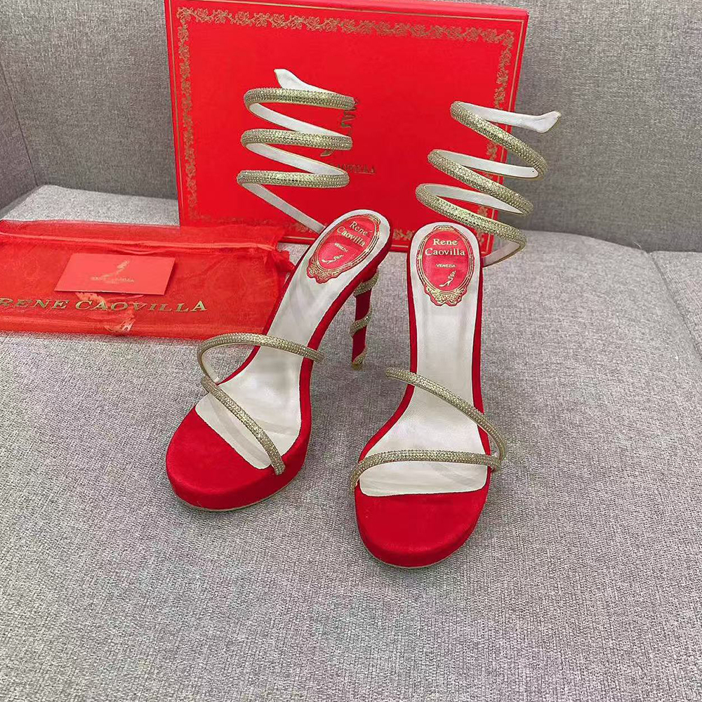 Rene Caovilla Chandelier Elegant Evening Sandals