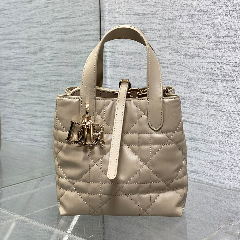 Dior Toujours Rattan pattern Tote Bag