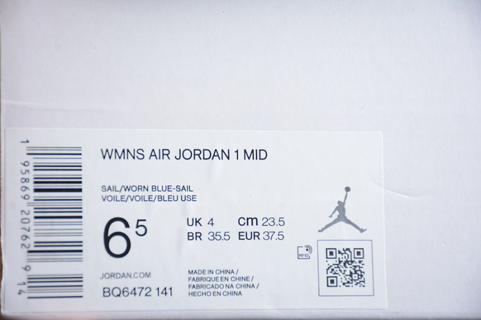 Air Jordan 1 Mid UNC BQ6472-141