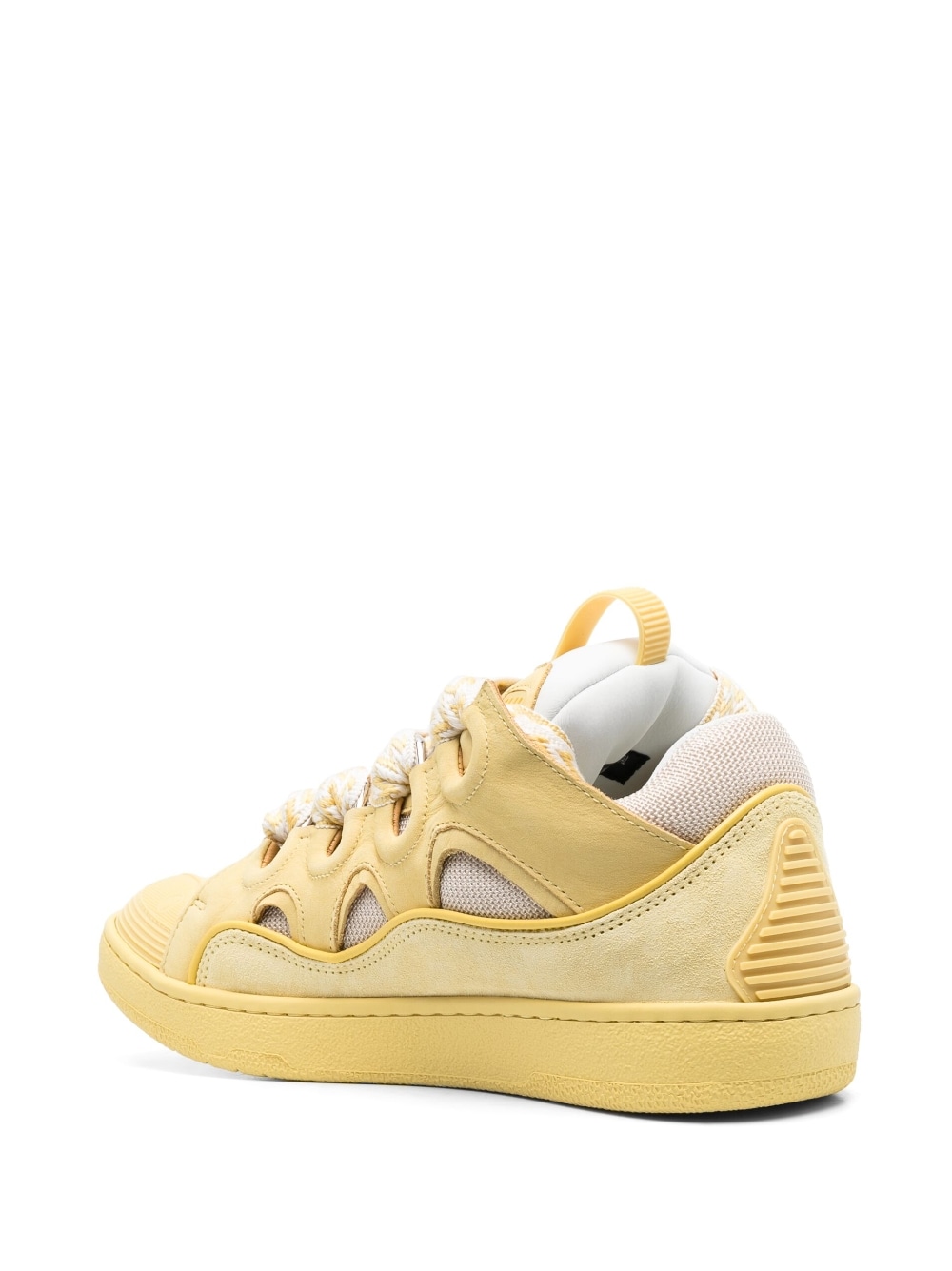 Lanvin LEATHER CURB SNEAKERS