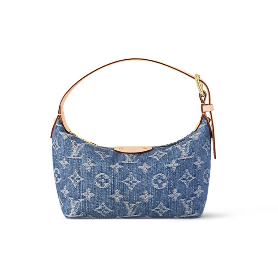 Louis Vuitton LV HILLS POCHETTE Denim Handbag M82949