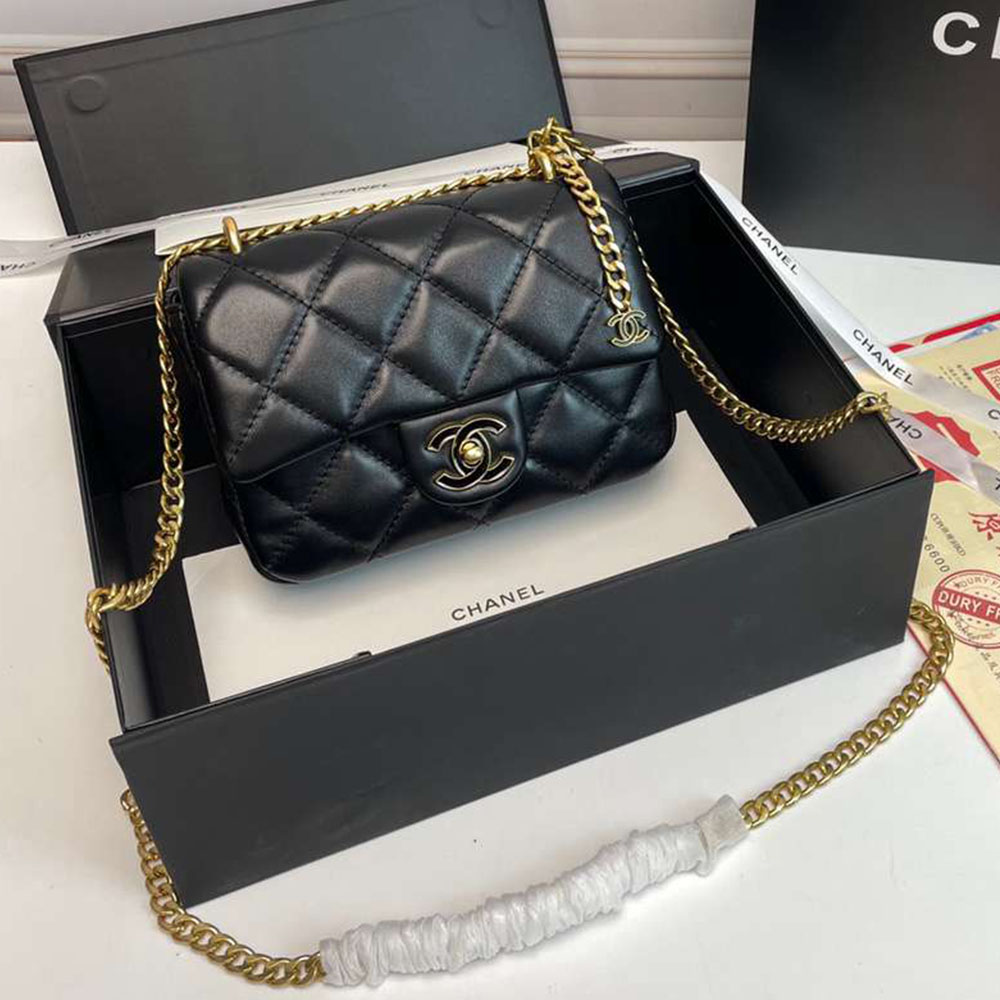 Chanel CC CF Enamel Buckle Bag
