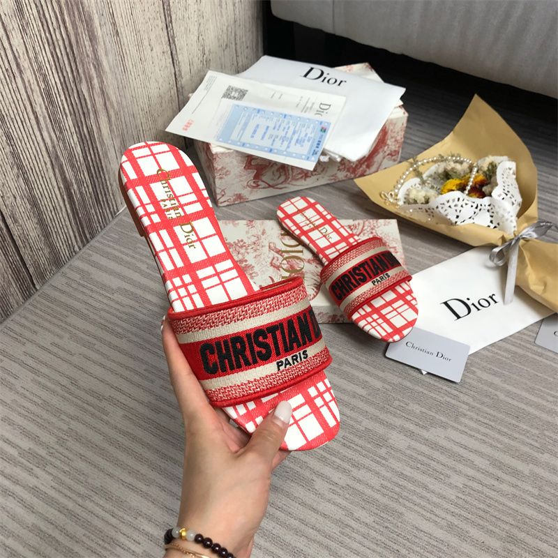 Dior DWAY Slide Slipper Sandals