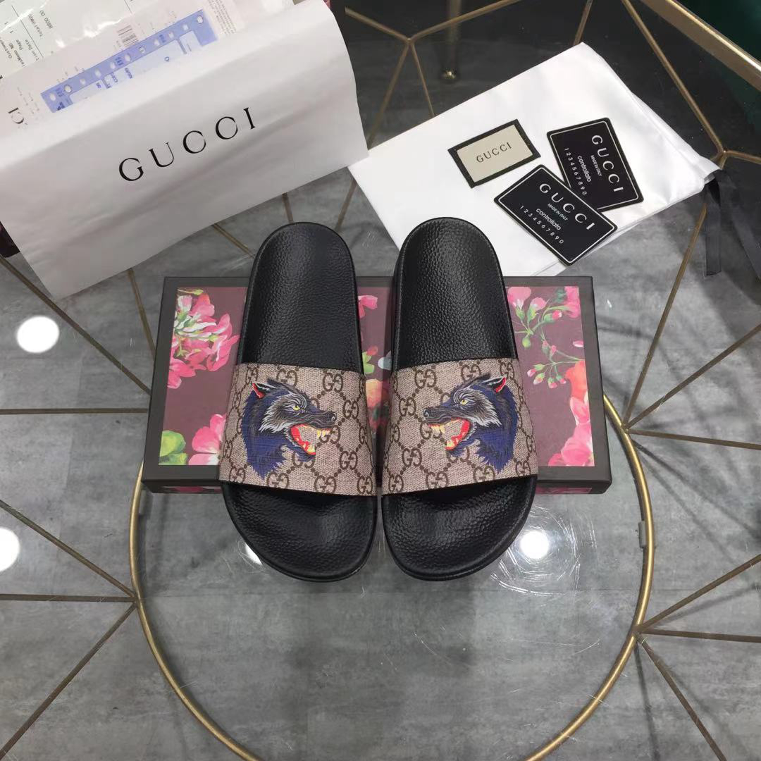 Gucci GG Blooms Supreme Floral Slide Sandal