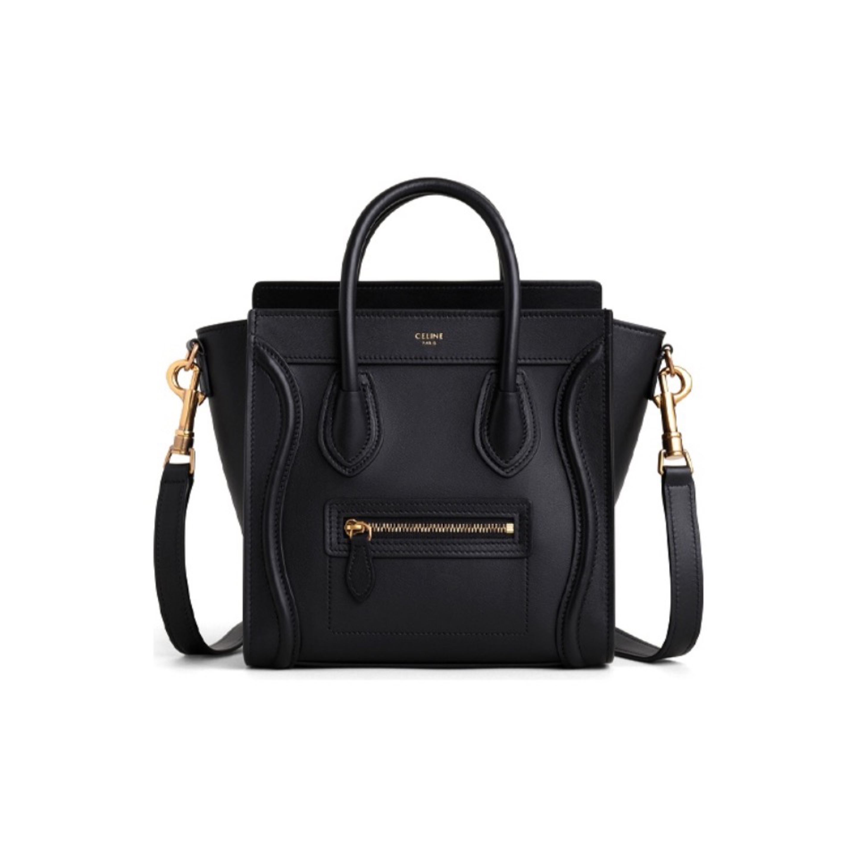 Celine Luggage Smiley leather handbag crossbody bag