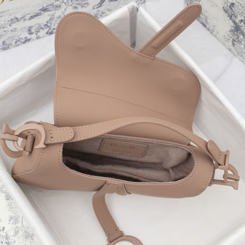 Dior SADDLE Bag Pink Ultramatte Calfskin