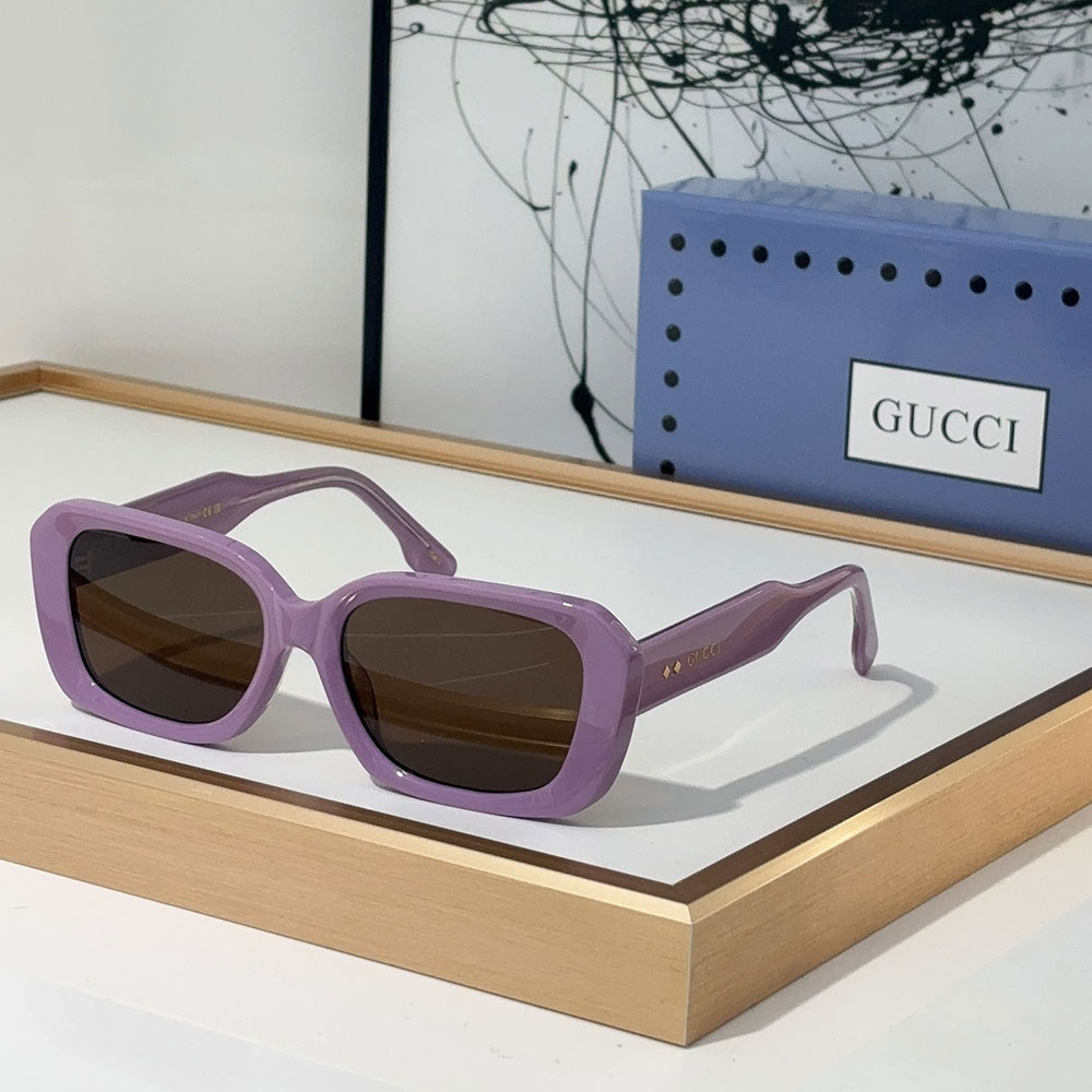 Gucci  Fashion mirror leg Logo  sunglasses