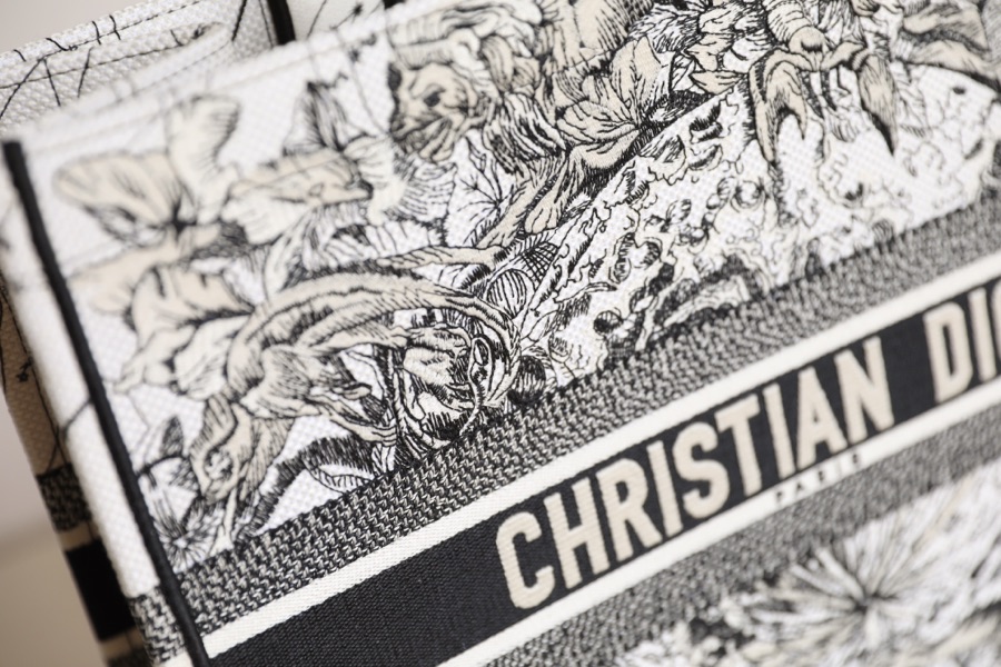 Dior Book Tote Pink Toile De Jouy Embroidery