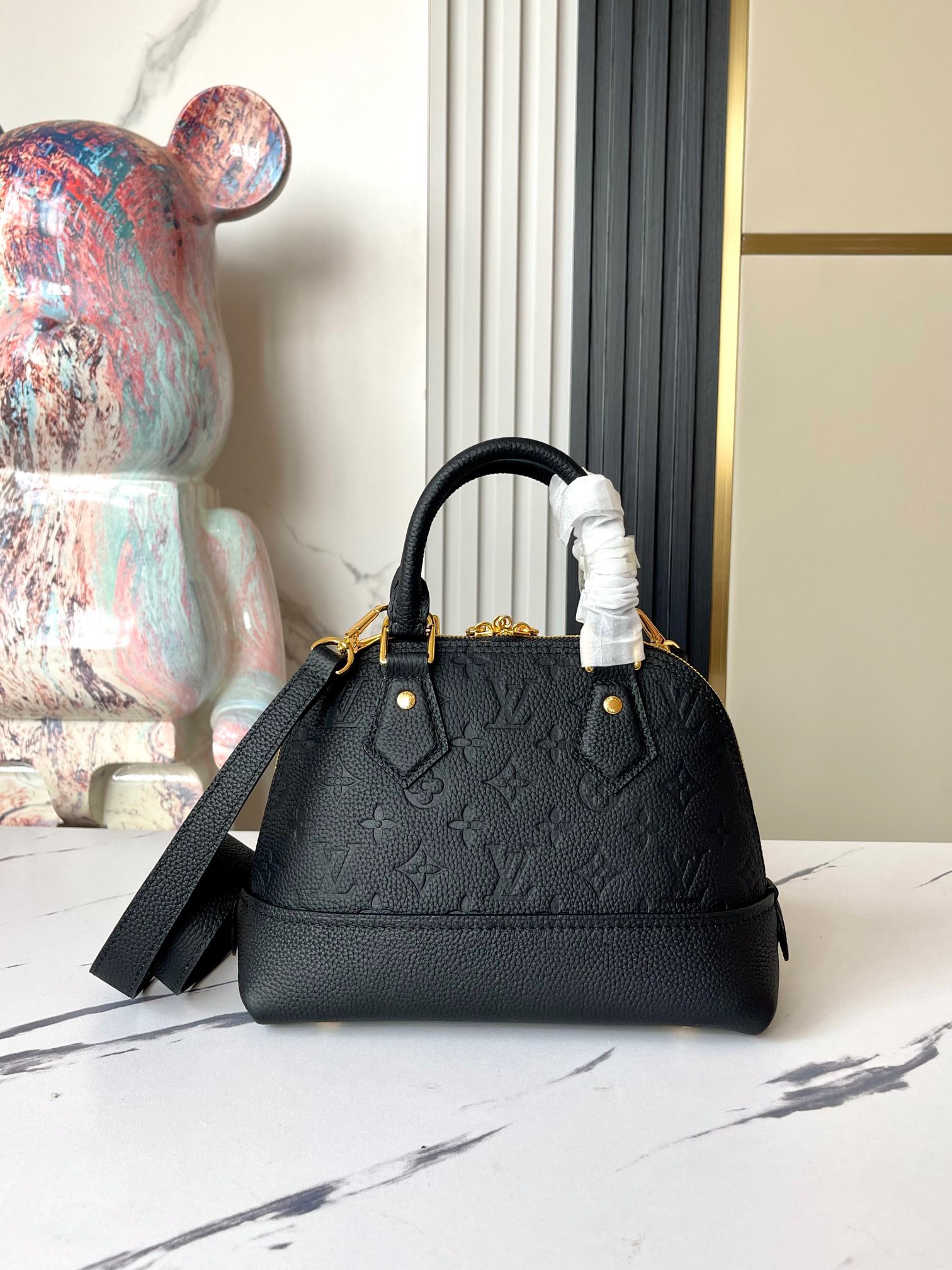 Louis Vuitton LV Alma BB 2way bag Monogram Empreinte Leather