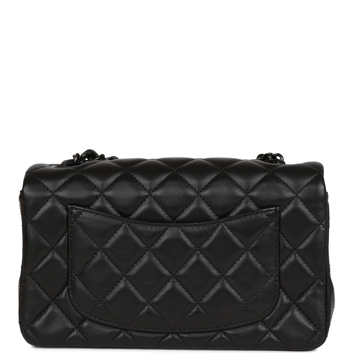 Chanel Classic Flag Bag Flap Bag SO Black   20CM