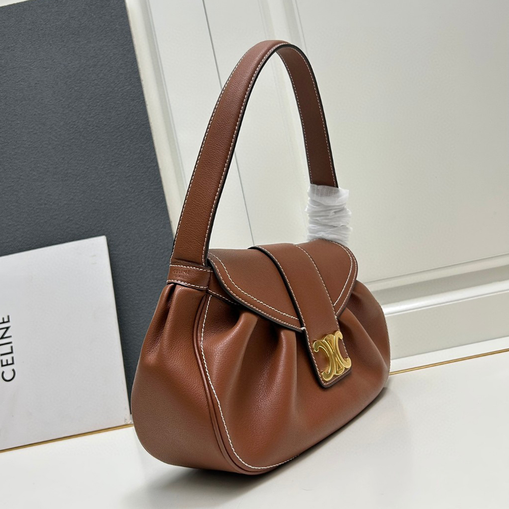 Celine Vintage Calfskin Shoulder Bag