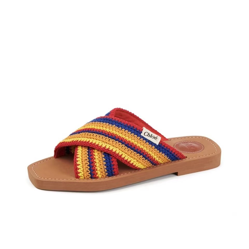 Chloe Woody Polyester Goes With Everything Shoes Sandal