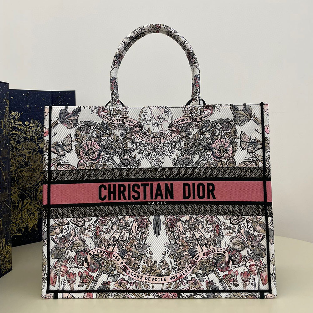 DIOR Book Tote Butterfly Series Bags