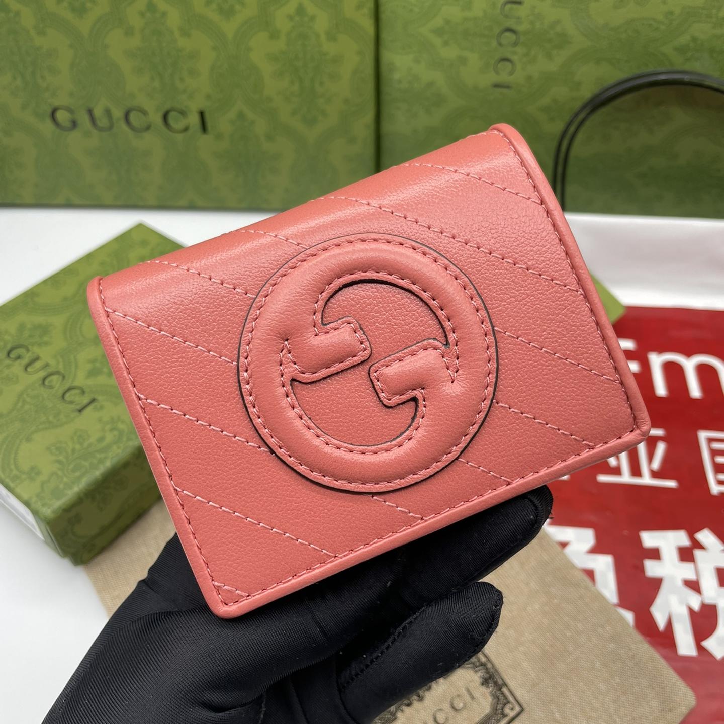 Gucci GG Unisex Blondie Card Case Wallet
