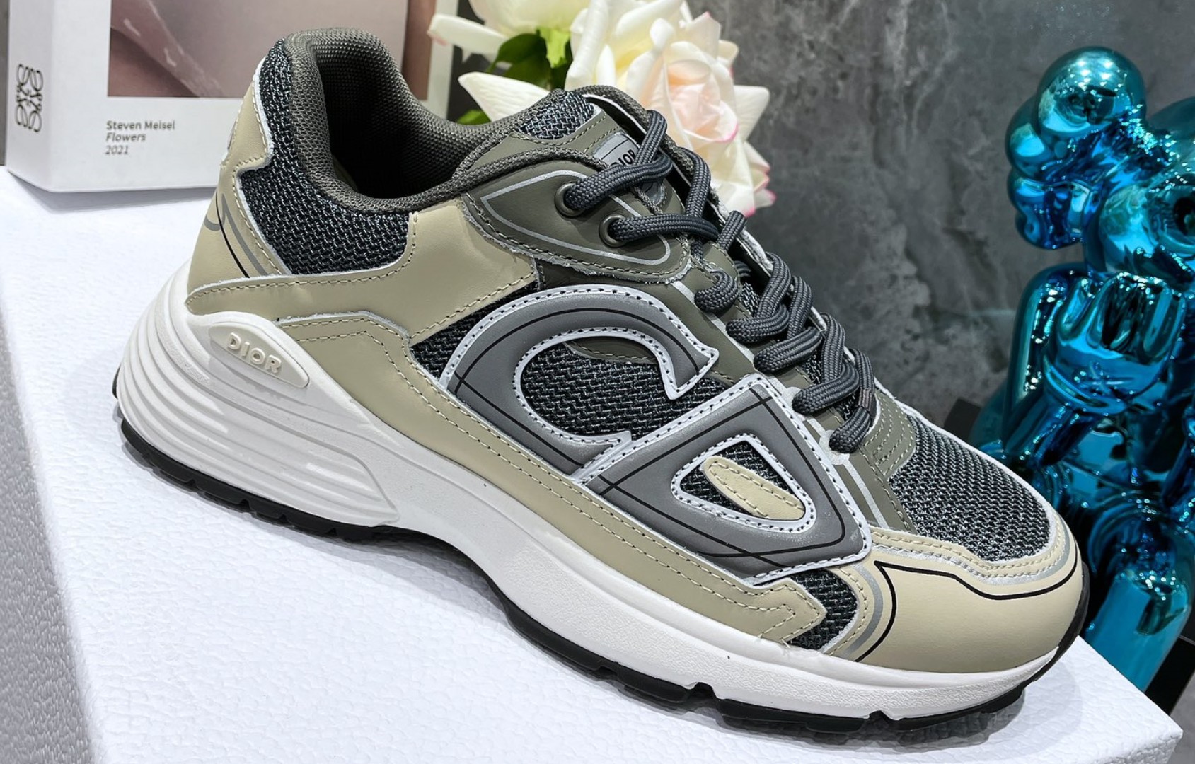 Dior B30 Dad Sneakers Green Gray