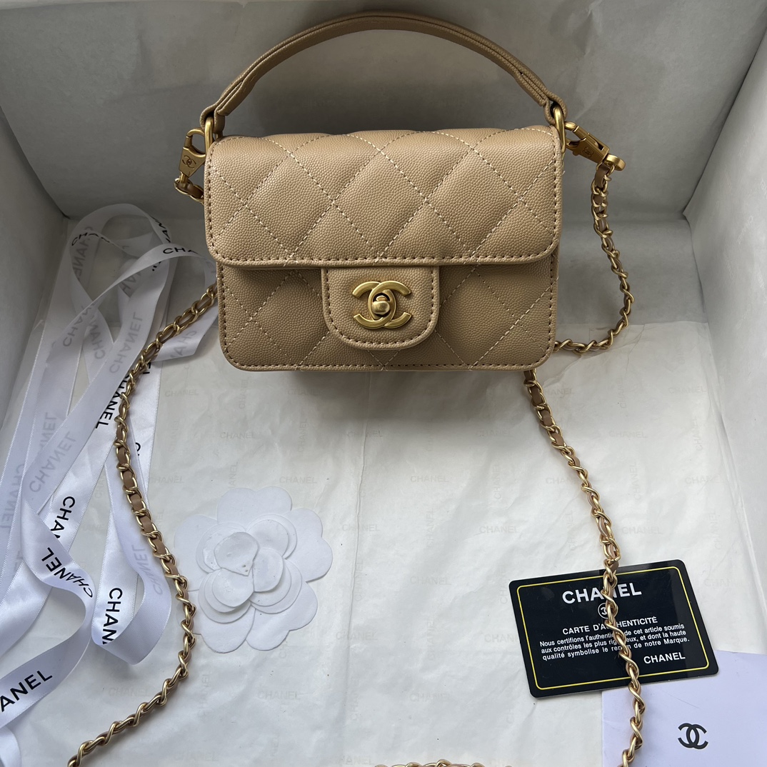 Chanel Small Flap Bag With Handle