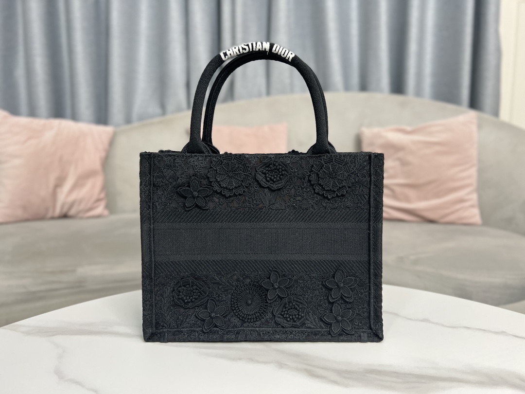 Dior Book Tote Small D-Lace Macrame M1286ZEAX_M911