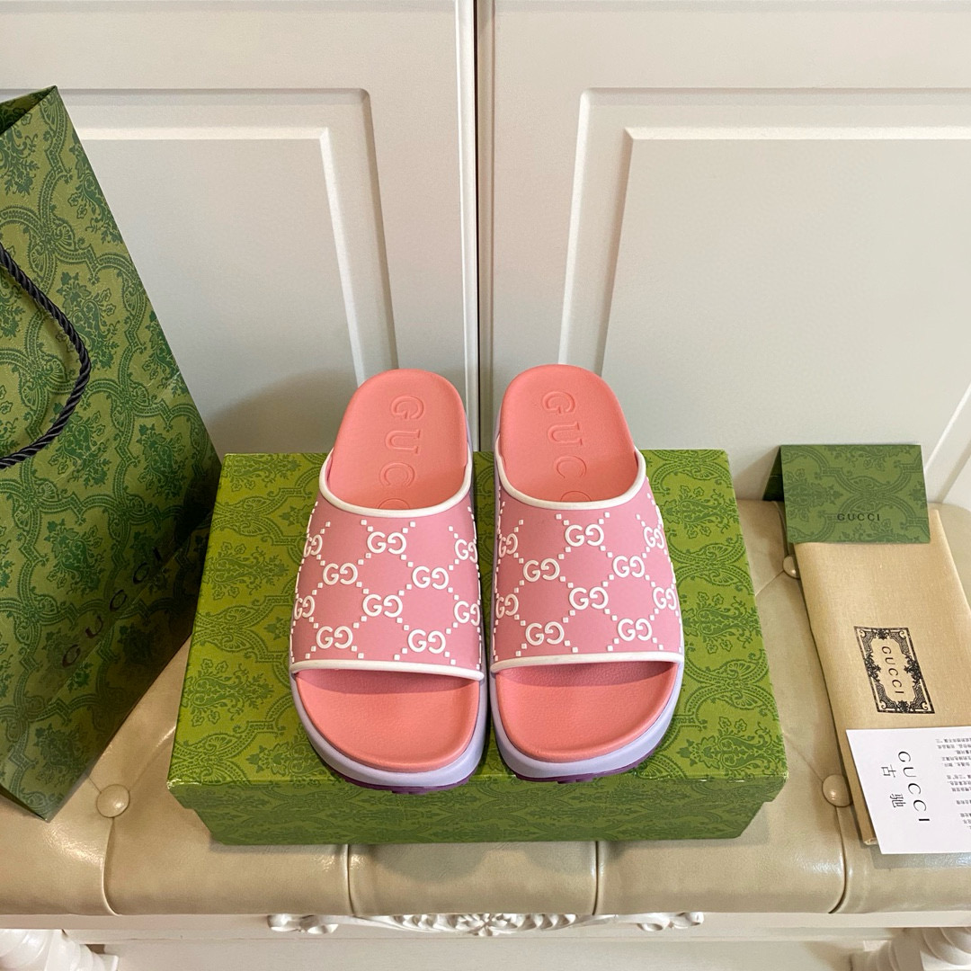 Gucci Platform Sandals Slide Sandal