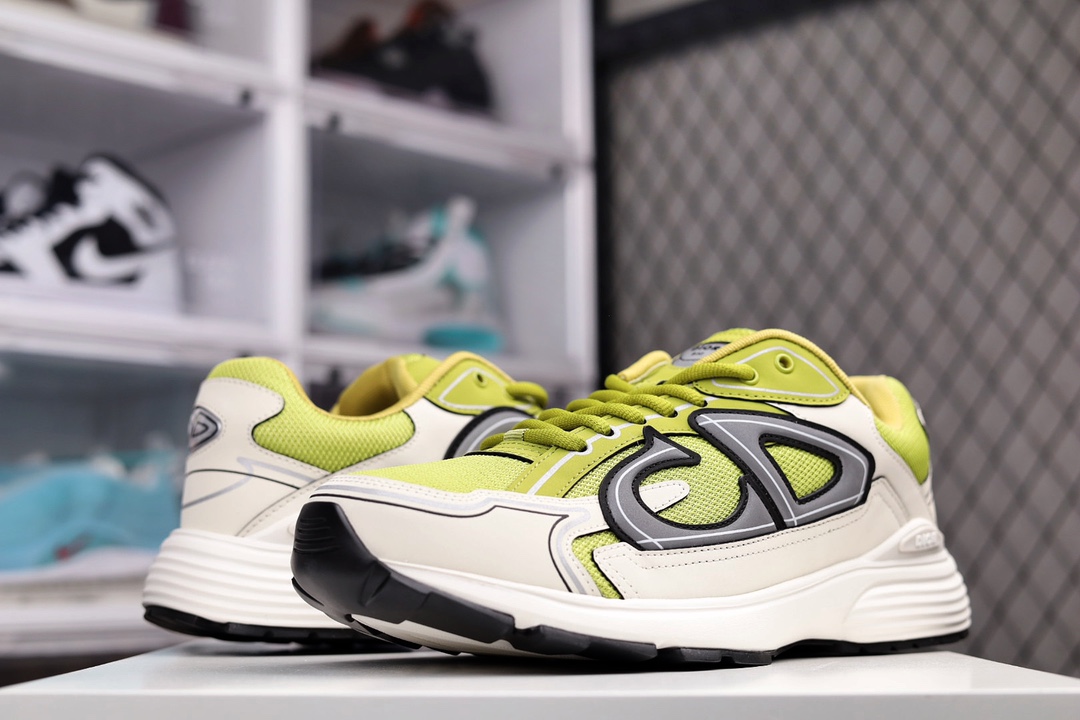 Dior B30 Dad Sneakers Green Biege
