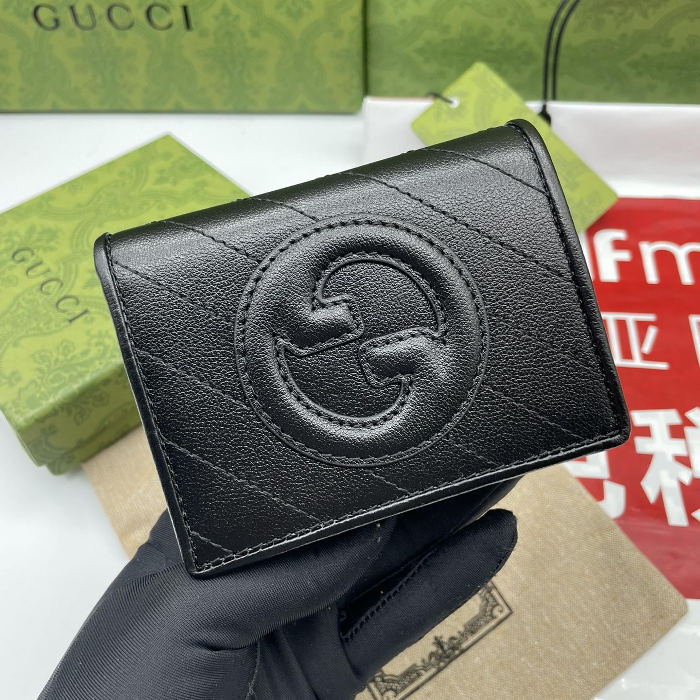 Gucci GG Unisex Blondie Card Case Wallet