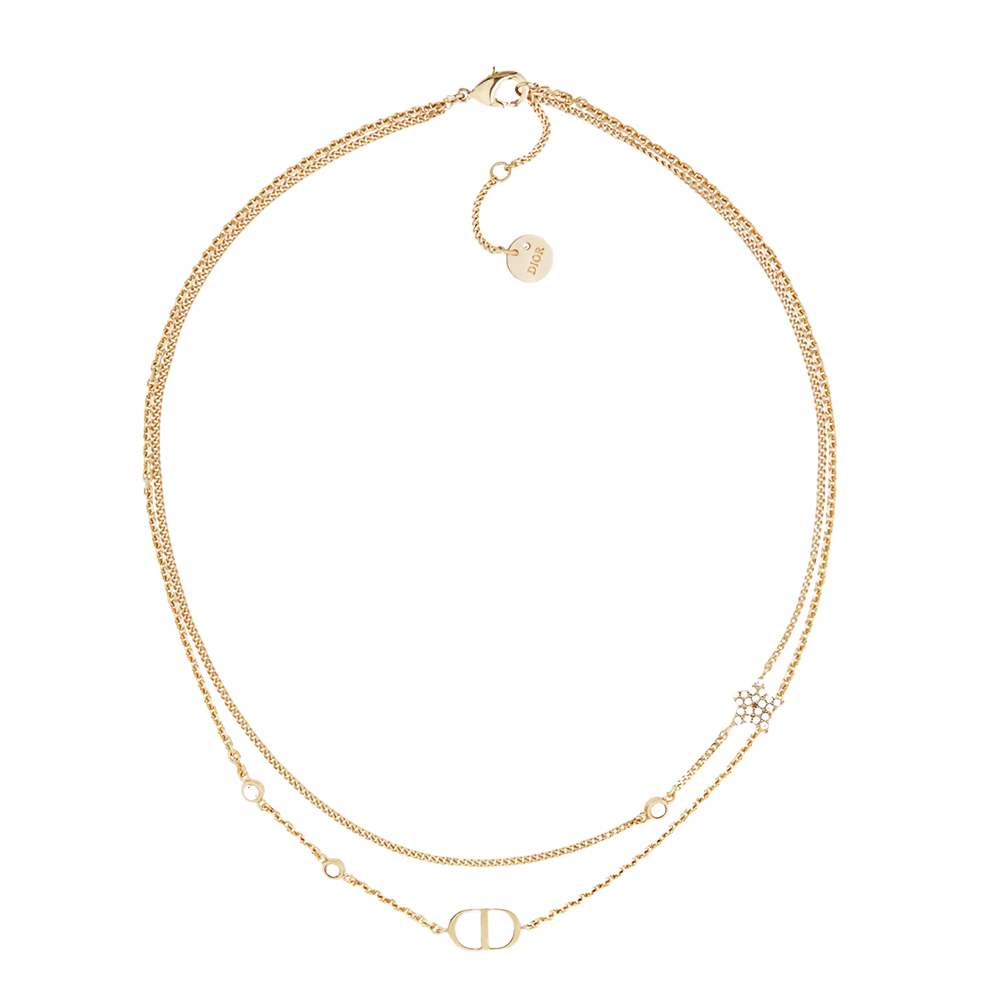 Dior Petit CD Double Necklace Accessories