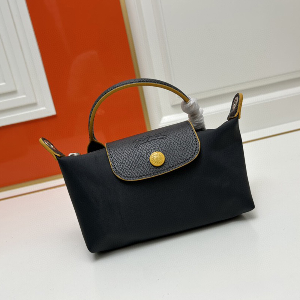 LongChamp Le Pliage Green cosmetic bag