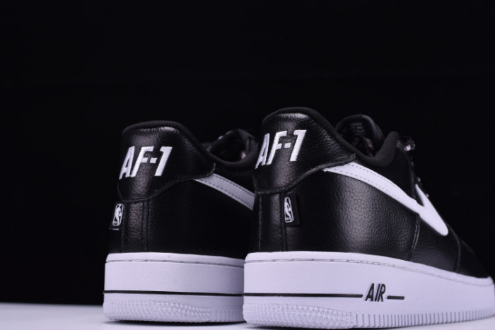 Nike Air Force 1 07 LV8 823511-007 NBA Pack Black/White Shoes 823511-007
