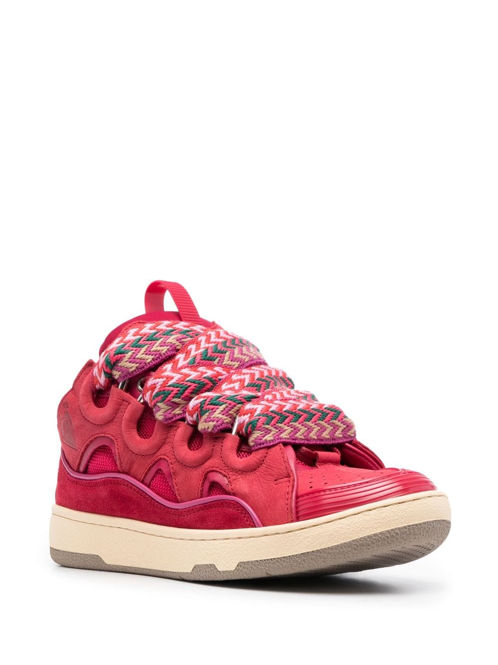 Lanvin LEATHER CURB SNEAKERS