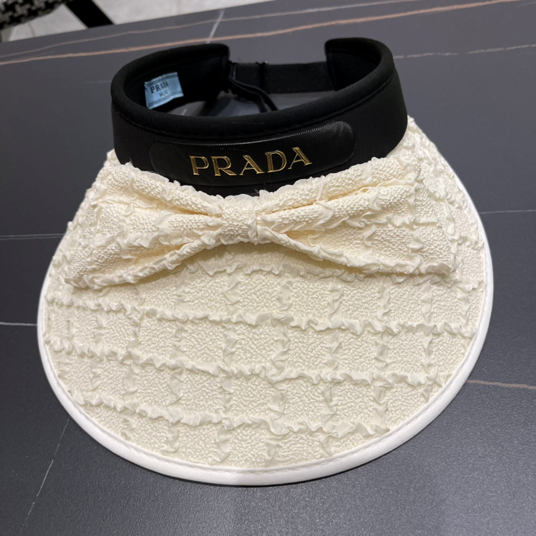 Prada Small Fragrance Sunscreen Hat Sunhat