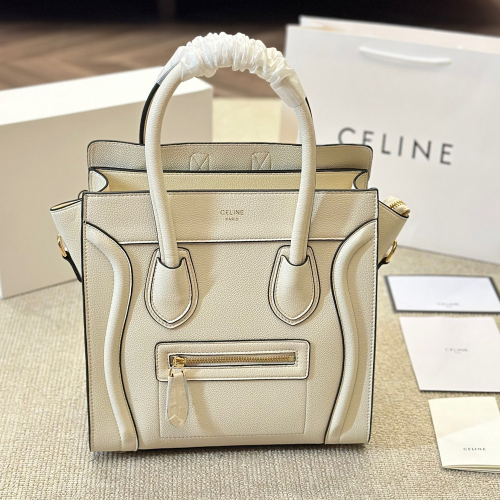 Celine Luggage Smiley leather handbag crossbody bag